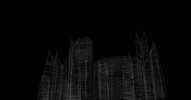 minimal geometrik şekiller, mimari çizgiler