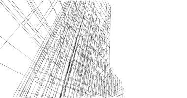 eskiz sanat geometrik mimari binalar tasarımı