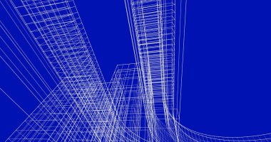 minimal geometrik şekiller, mimari çizgiler