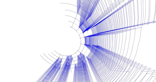 Αφηρημένη Αρχιτεκτονική Ταπετσαρία Σχεδιασμό Ψηφιακή Έννοια Φόντο — Φωτογραφία Αρχείου