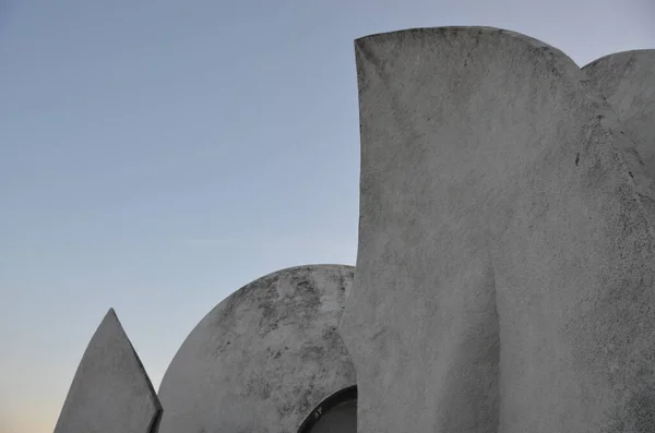 Kyjevské Krematorium Detaily Fasády Bajkovský Hřbitov — Stock fotografie