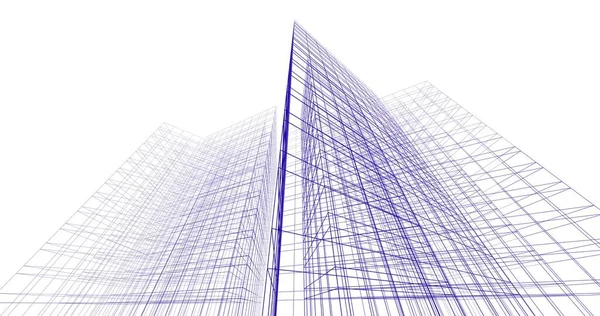 Абстрактный Архитектурный Дизайн Обоев Цифровой Концепт Фон — стоковое фото