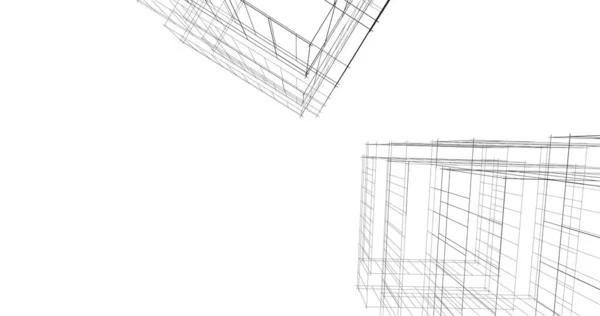 Абстрактный Архитектурный Дизайн Обоев Цифровой Концепт Фон — стоковое фото