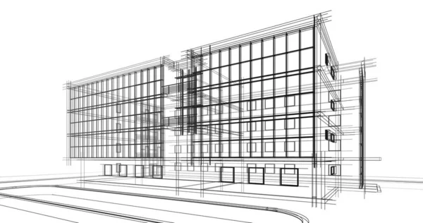 minimal geometrik mimari binalar tasarımı