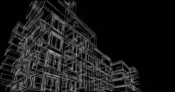 minimal geometrik mimari binalar tasarımı