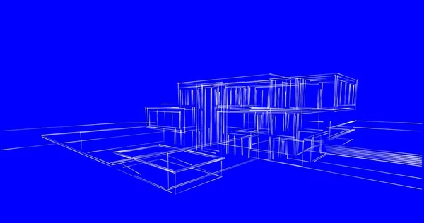 Абстрактный Архитектурный Дизайн Обоев Цифровой Концепт Фон — стоковое фото