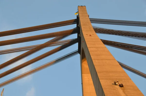 Puente Alto Moderno Fondo Concepto Arquitectura Urbana —  Fotos de Stock