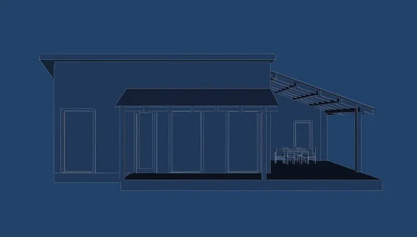 Abstrakcyjny Projekt Tapety Architektonicznej Cyfrowe Tło Koncepcyjne — Zdjęcie stockowe