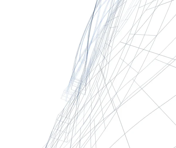 Абстрактный Архитектурный Дизайн Обоев Цифровой Концепт Фон — стоковое фото