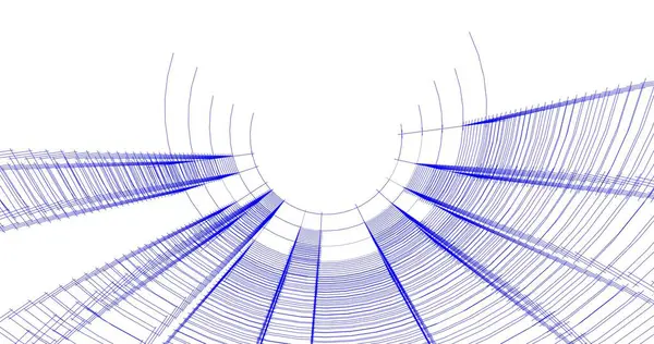 Abstraktní Architektonický Design Tapet Digitální Koncept Pozadí — Stock fotografie