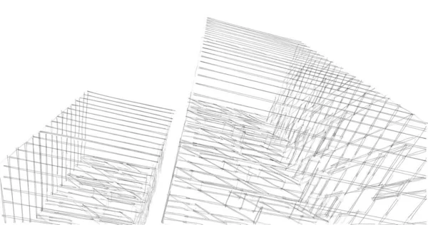 Абстрактный Архитектурный Дизайн Обоев Цифровой Концепт Фон — стоковое фото