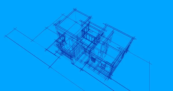 Абстрактный Архитектурный Дизайн Обоев Цифровой Концепт Фон — стоковое фото
