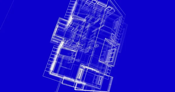 几何建筑的设计 — 图库照片