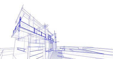 minimal geometrik mimari binalar tasarımı