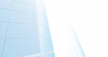 Arkaplanda mimari bina 3d illüstrasyon