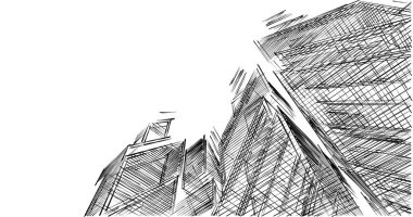 minimal geometrik şekiller, mimari çizgiler