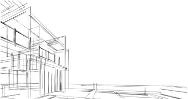 Geometrik mimari binalar tasarımı