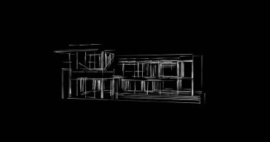 minimal geometrik şekiller, mimari çizgiler