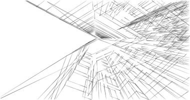 Geometrik mimari binalar tasarımı