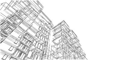 minimal geometrik mimari binalar tasarımı