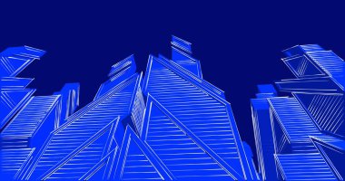 minimal geometrik şekiller, mimari çizgiler