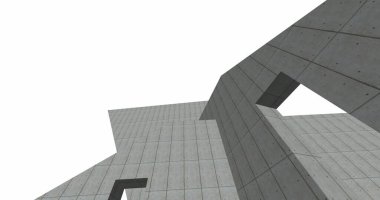 minimal geometrik şekiller, mimari çizgiler