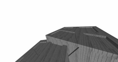 minimal geometrik şekiller, mimari çizgiler