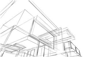 Geometrik mimari binalar tasarımı