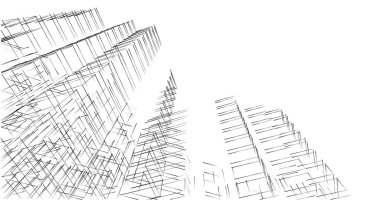 Geometrik mimari binalar tasarımı