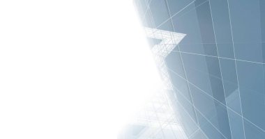 Arkaplanda mimari bina 3d illüstrasyon