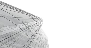 minimal geometrik şekiller, mimari çizgiler