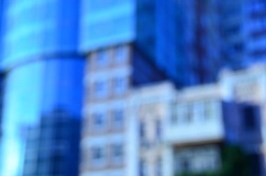 Bulanık şehir. Soyut arkaplan