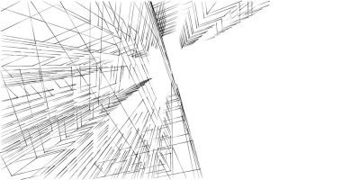 Geometrik mimari binalar tasarımı