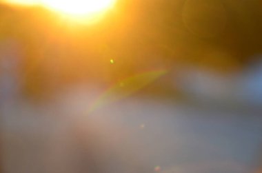 Bulanık şehir. Renkli soyut arkaplan