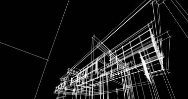 Geometrik mimari binalar tasarımı