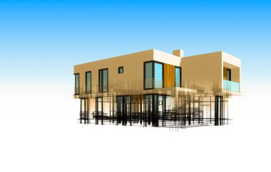 minimal geometrik şekiller, mimari çizgiler