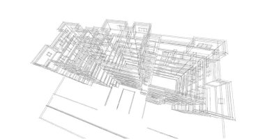 minimal geometrik mimari binalar tasarımı