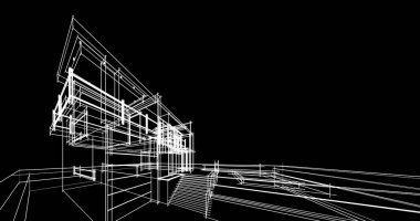 Geometrik mimari binalar tasarımı