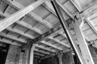 mimari sanat konsepti, minimum geometrik şekiller. 