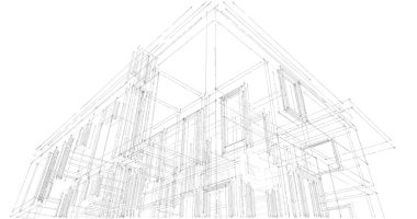 Geometrik mimari binalar tasarımı