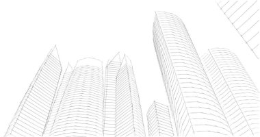 minimal geometrik şekiller, mimari çizgiler