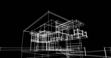 Geometrik mimari binalar tasarımı