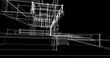 Geometrik mimari binalar tasarımı