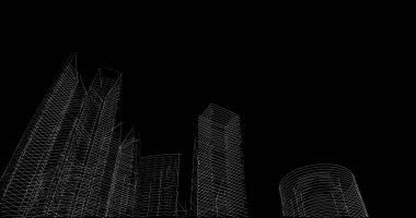 minimal geometrik şekiller, mimari çizgiler