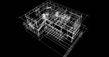 minimal geometrik şekiller, mimari çizgiler