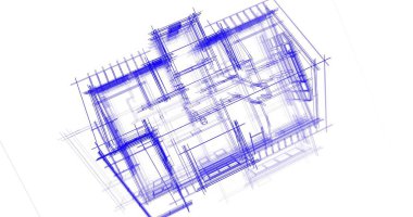 Geometrik mimari binalar tasarımı