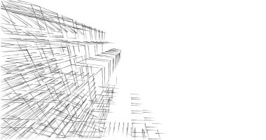 Geometrik mimari binalar tasarımı