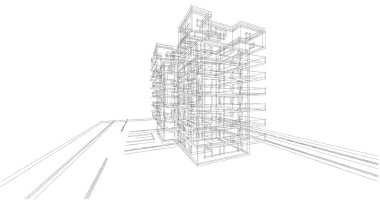 minimal geometrik mimari binalar tasarımı