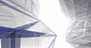 minimal geometrik mimari binalar tasarımı