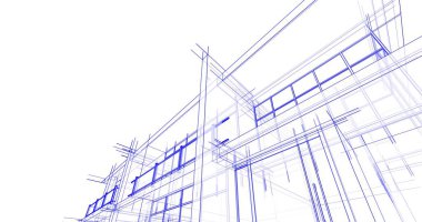 minimal geometrik şekiller, mimari çizgiler